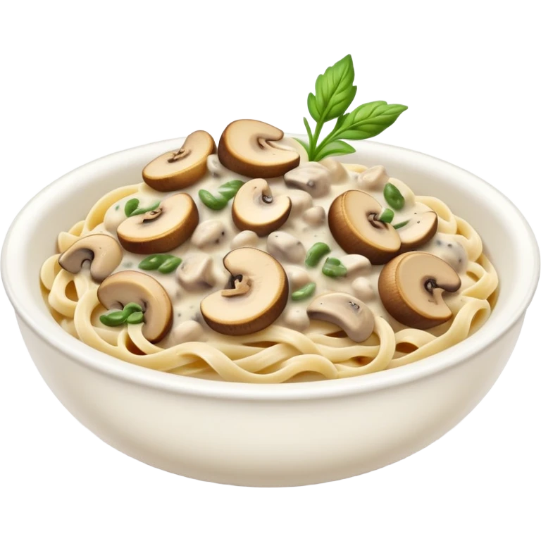 Creamy Mushroom chicken Alfredo emoji