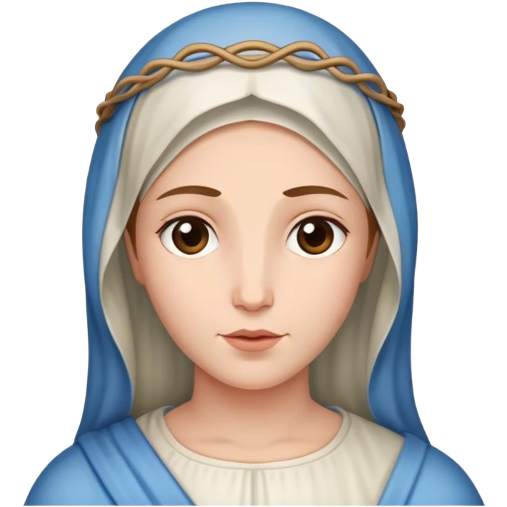 mary mother of jesus  emoji