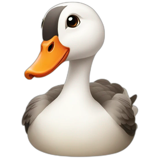 Cute goose  emoji