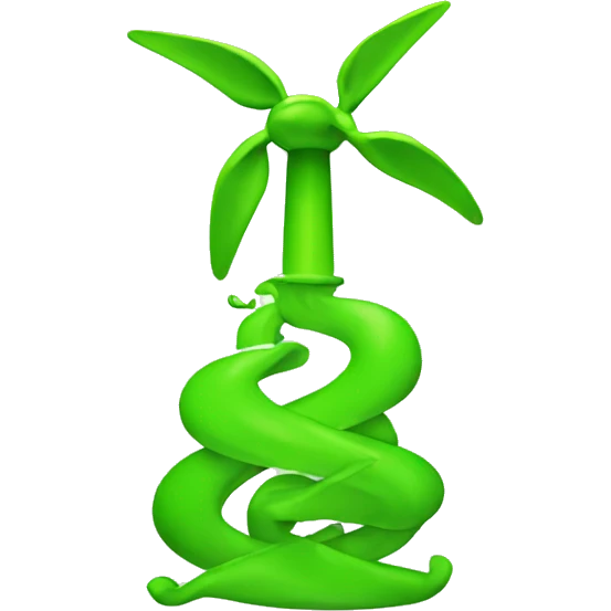 Green energy emoji