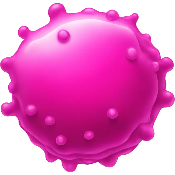pink biology cell emoji