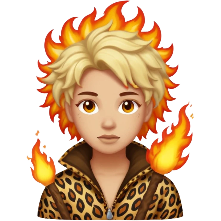 Dreamer, risk-taker, Fire, like animals emoji