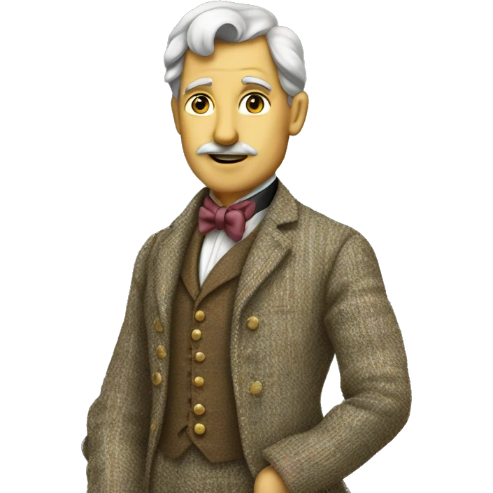 aristocrat in tweed emoji