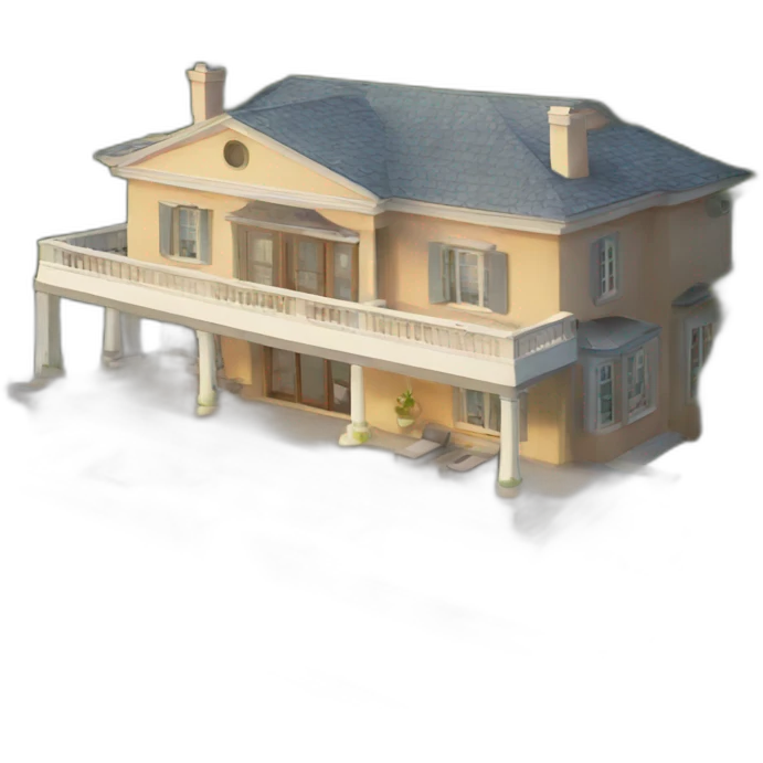big villa with pool emoji
