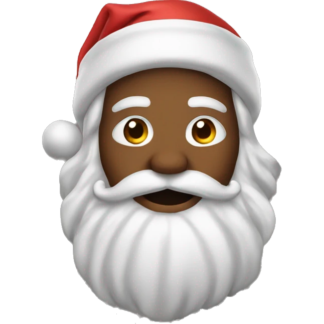 aesthetic santa claus emoji