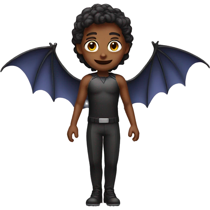 Person with bat wings emoji