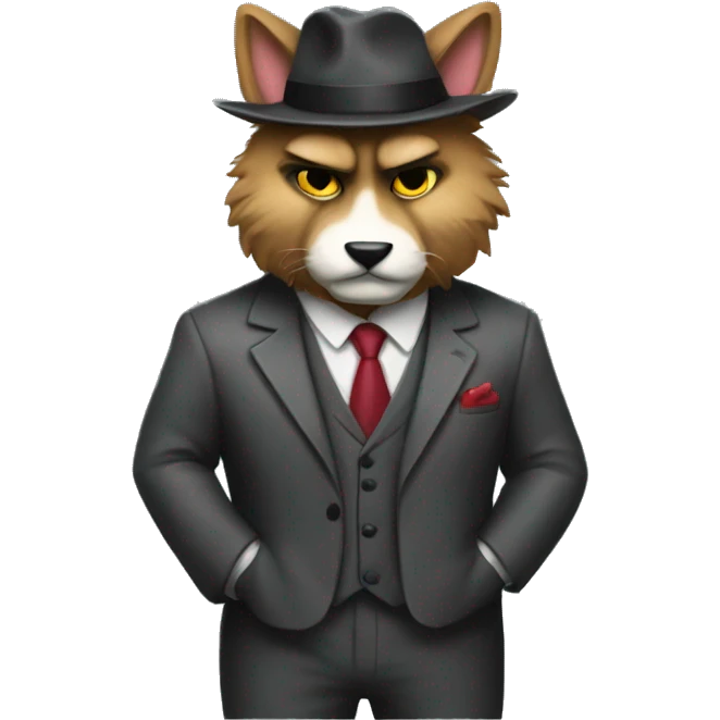 furry mafia boss emoji