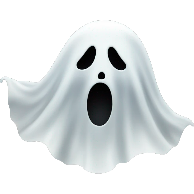 Ghost + face = ghostface emoji