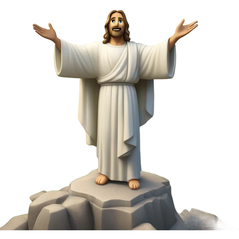 Christ the redeemer Brazil emoji