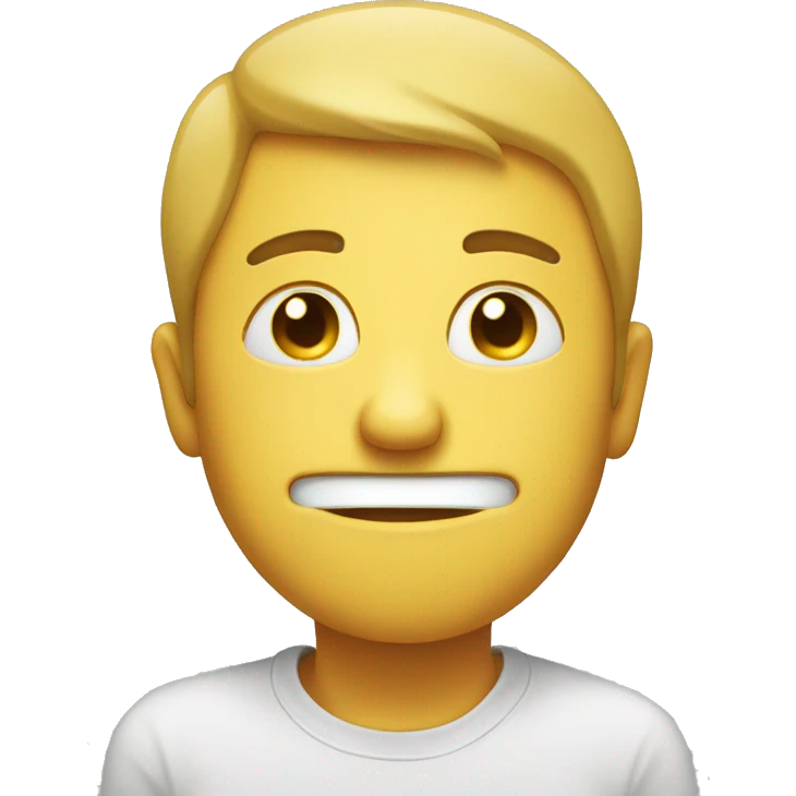 A smily which is very sad and tears Running the Face down  emoji