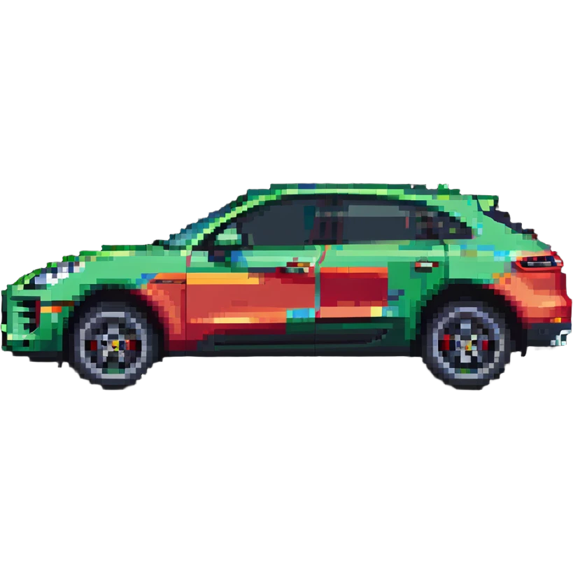Porsche Macan car side view emoji