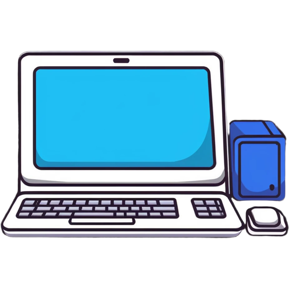 computer with website emoji