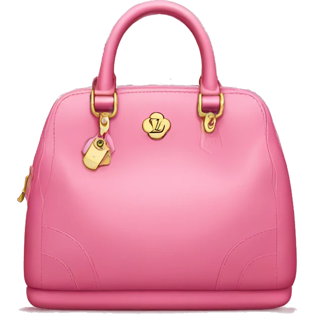 LV pink bag  emoji