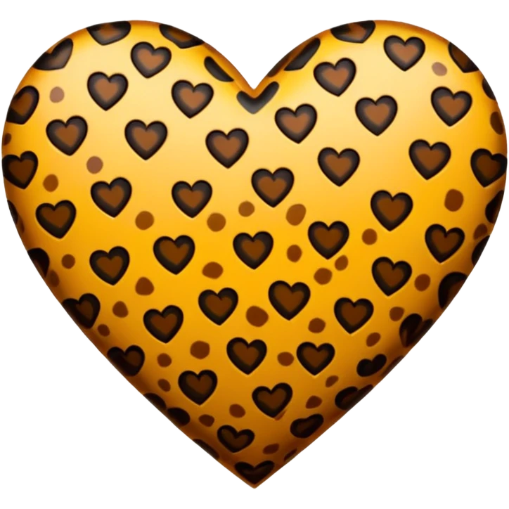 Heart lepord emoji