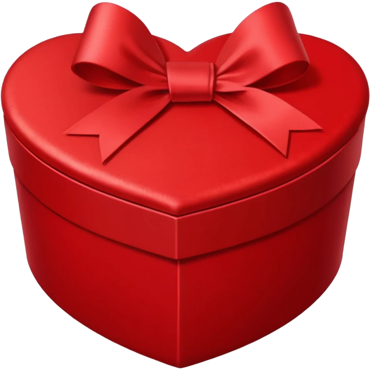 Surprise heart shaped box emoji