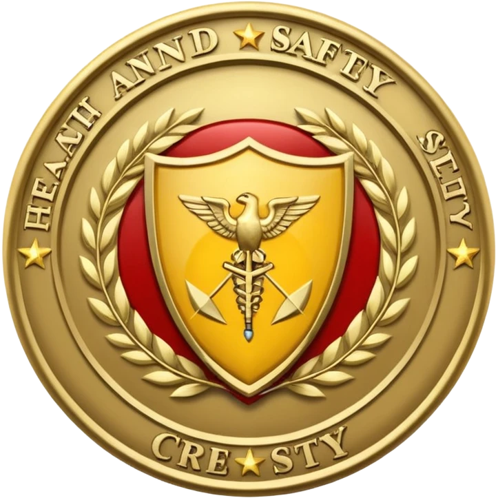 health and safety crest emoji