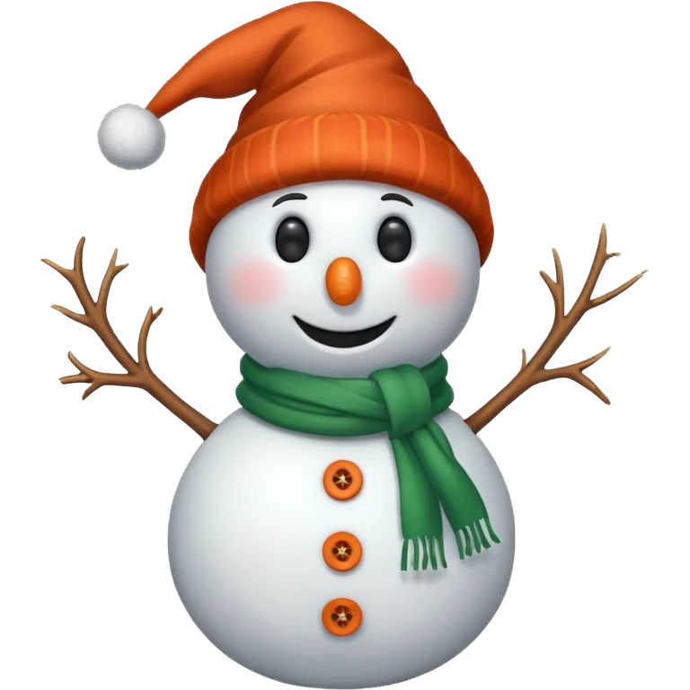jolly snowman emoji