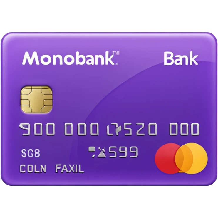 create a bank card from ua bank, which called Monobank emoji