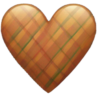 Scotland plaid heart emoji