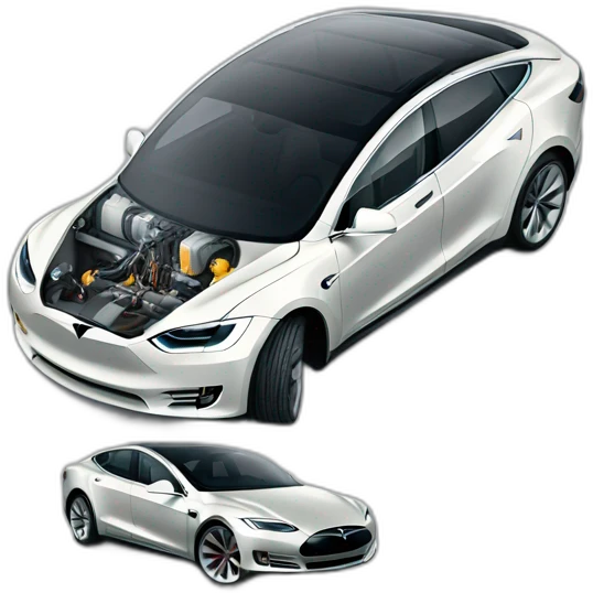 Tesla car emoji