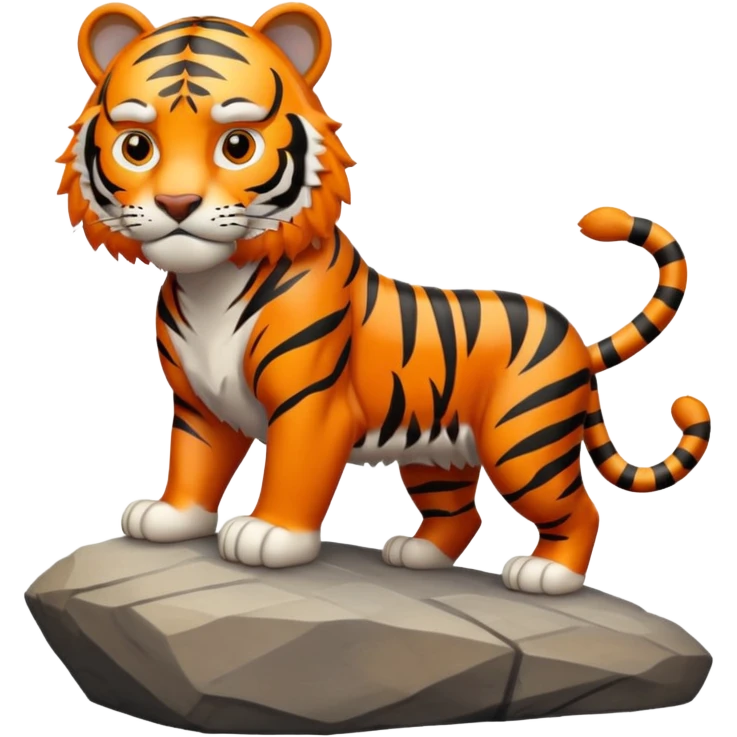 Tigre en la cima emoji