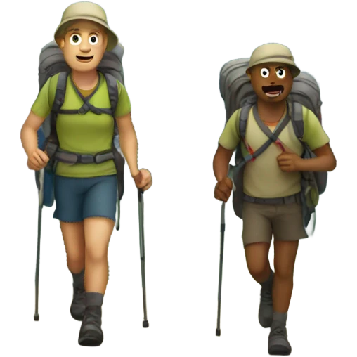 Trekking emoji