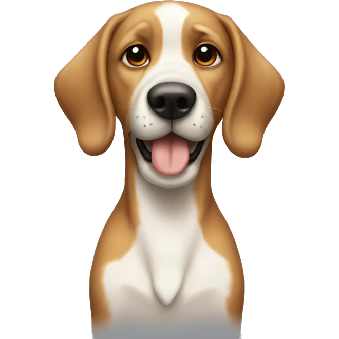 Perro con hueso  emoji