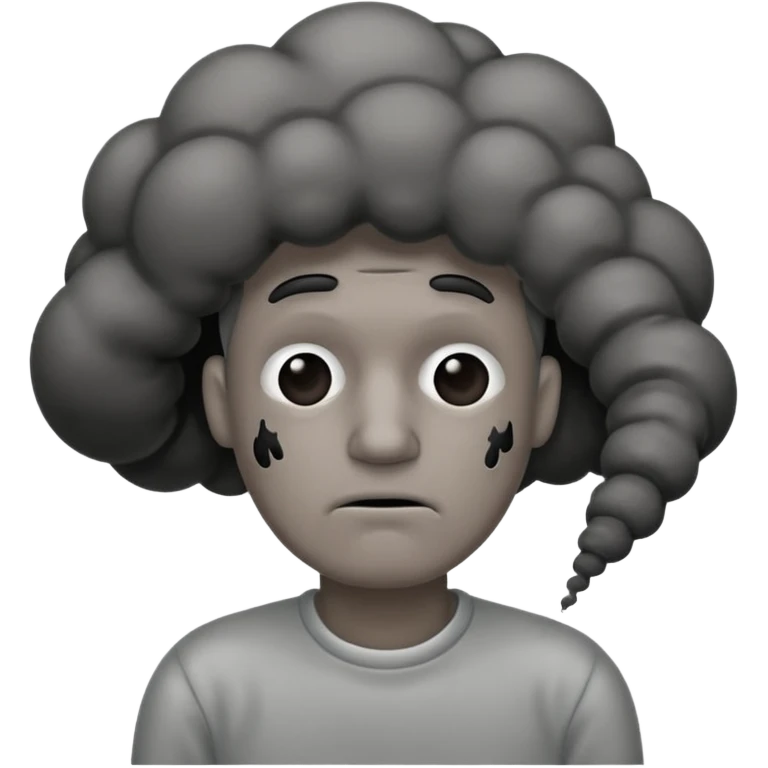 Tired dude from exhaust  emoji