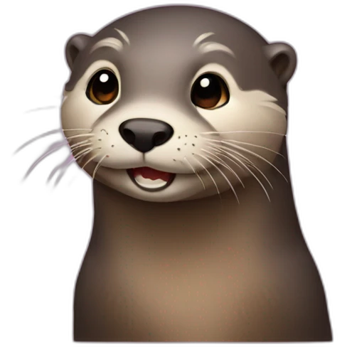 Very Gay otter emoji