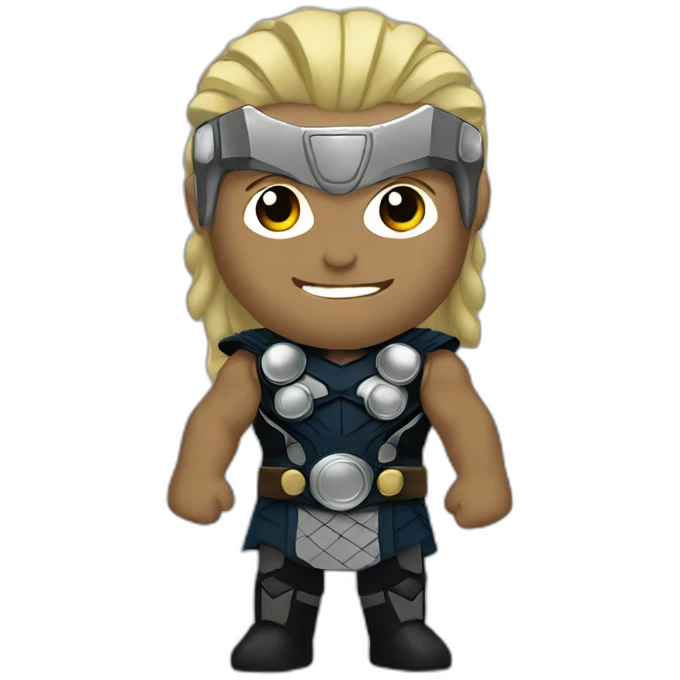Thor with storm emoji