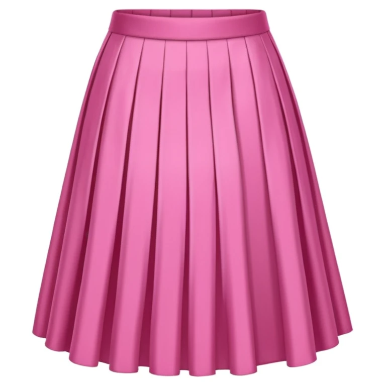 Pink skirt emoji