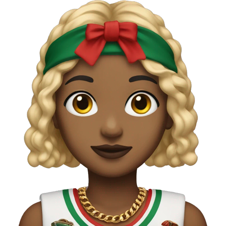 😋 with Gucci headband emoji
