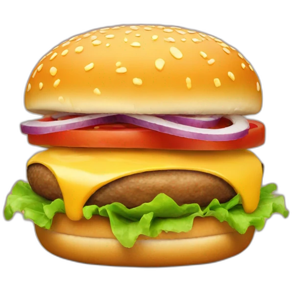 cheese burger emoji