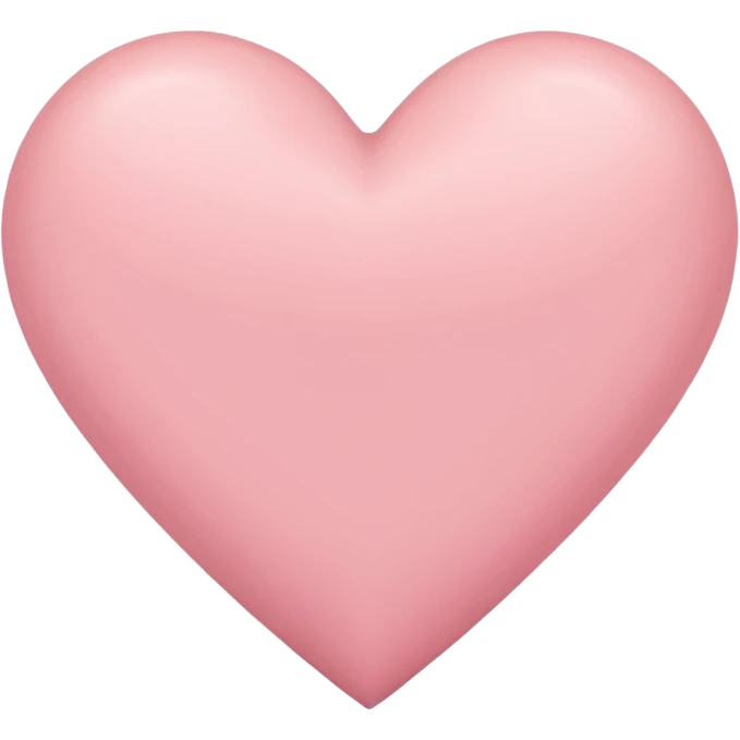 Light pink heart  emoji