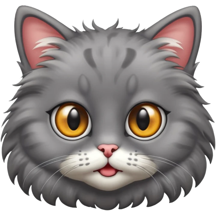 Silly nub cat emoji