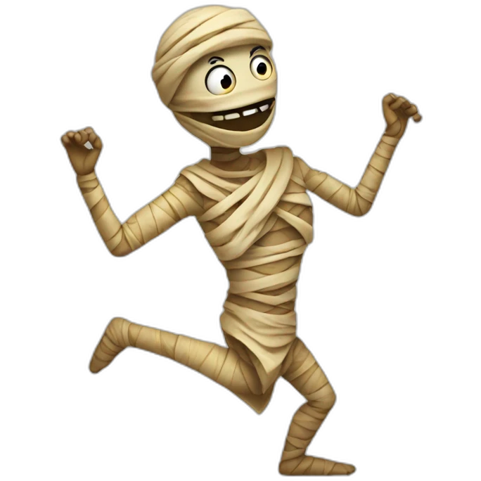 Dancing mummy emoji