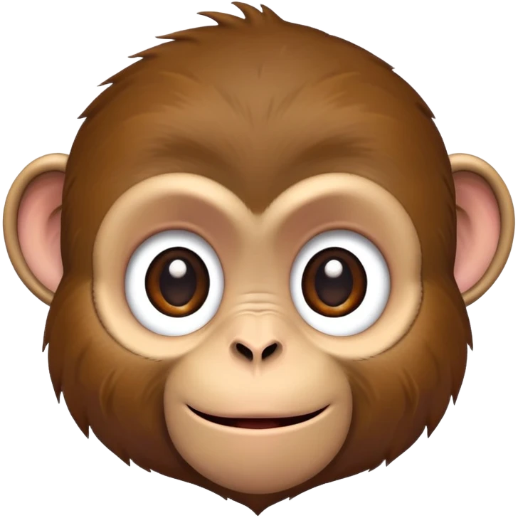 a full face monkey emoji