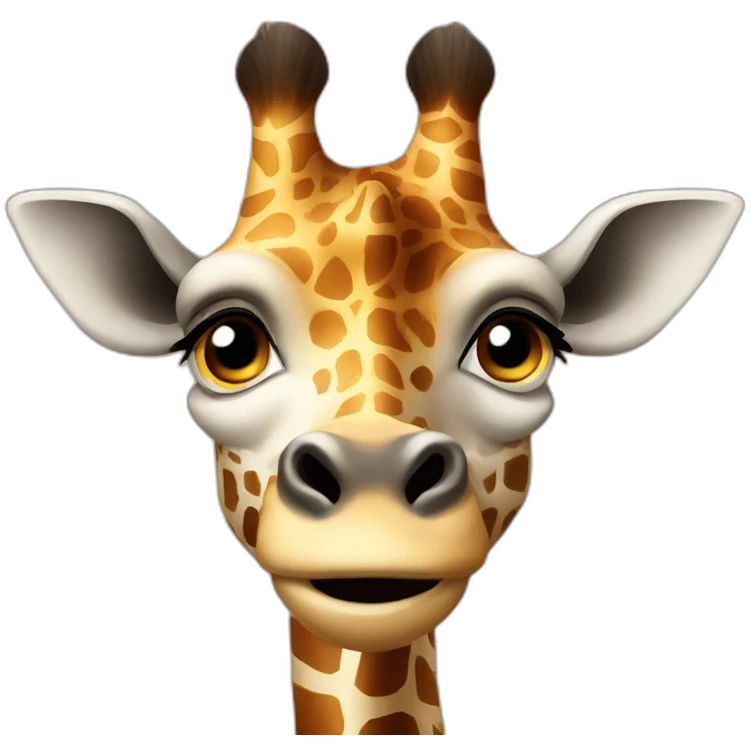 angry giraffe emoji