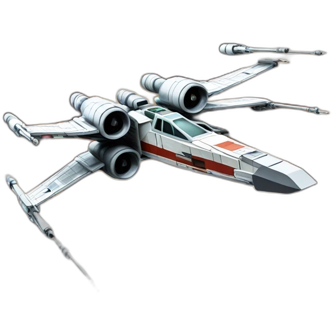 X-wing starfighter emoji
