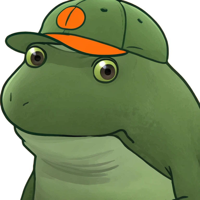 bufo with orange cap emoji