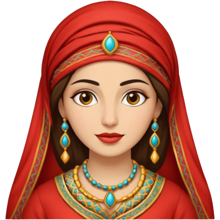 woman in moroccan culture style emoji