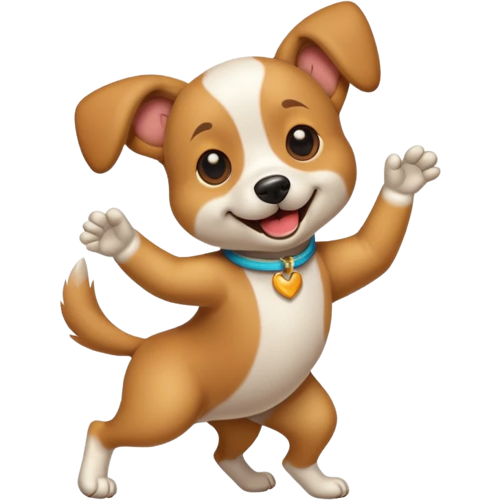 Perro bailando emoji