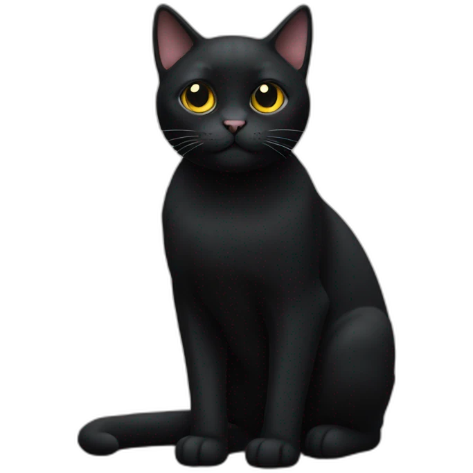 Black cat emoji