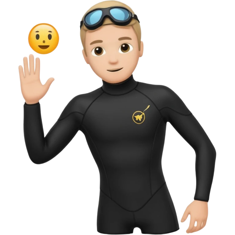 diver wetsuit only wetsuit emoji