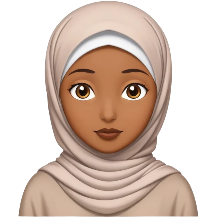 Girl wearing hijab emoji