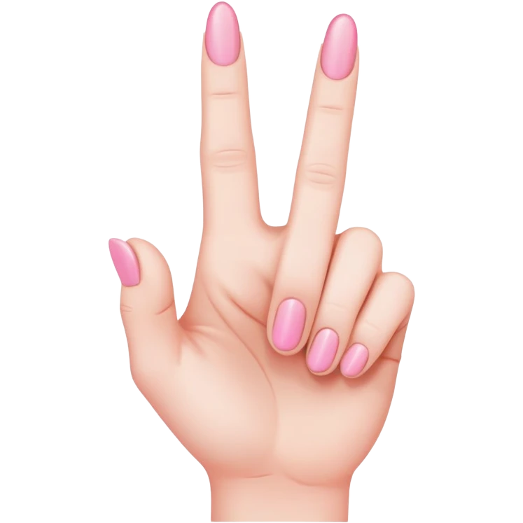 pink middle finger emoji