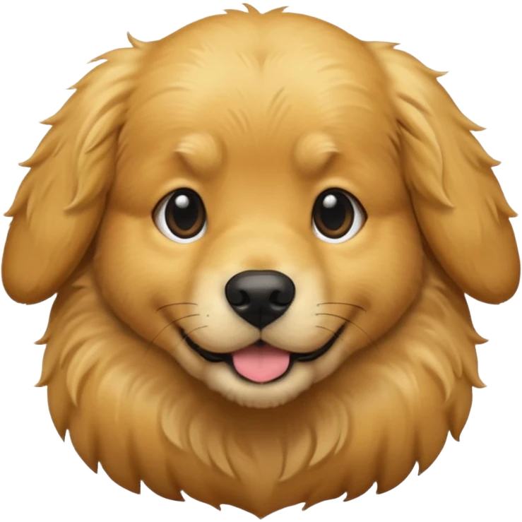 Black golden retriever  emoji