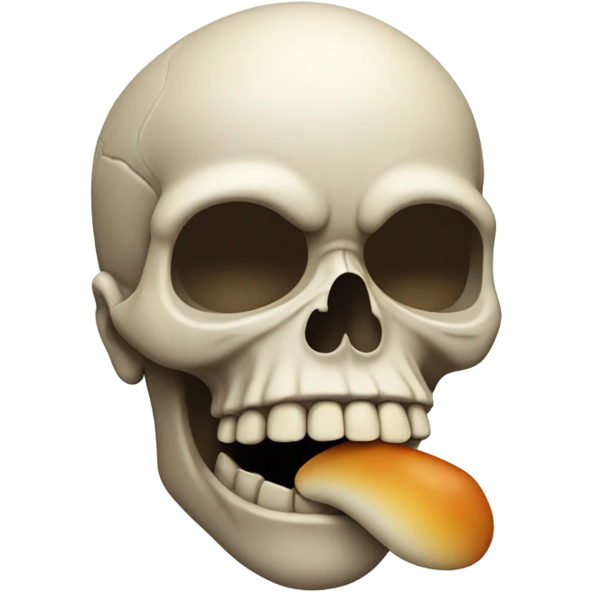 💀🤫 emoji
