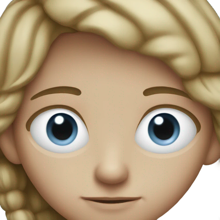Kid with lazy eye emoji