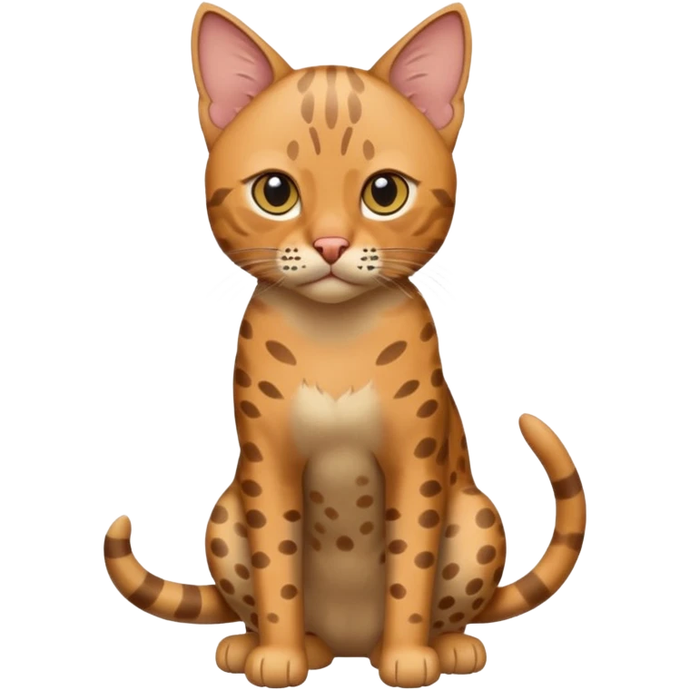 Ocicat, full body emoji